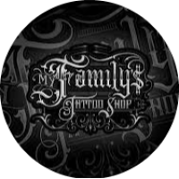 My Family's Tattoo Shop Logo