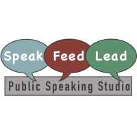 The Speak Feed Lead Public Speaking Studio Logo