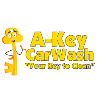 A-Key Car Wash Logo