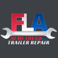 FLA Semi Truck & Trailer Repair Logo