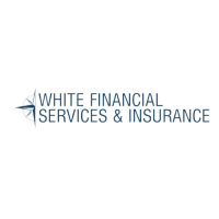 White Financial Services and Insurance Logo