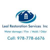 Leal Cleaning and Restoration 978-778-6676 Logo