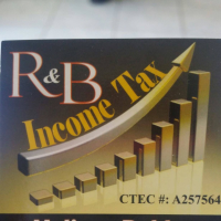 R & B Income Tax Logo