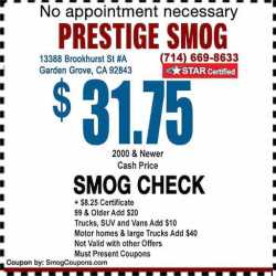 Prestige Smog Check