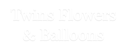 Twins Flowers & Balloons