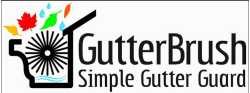 GutterBrush Simple Gutter Guard - Leaf Guard Filter Brush
