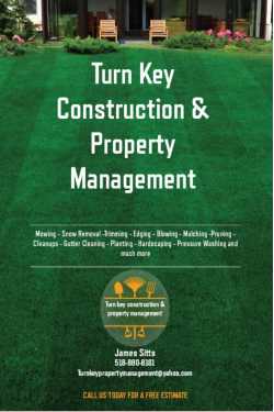 Turn key construction & property management